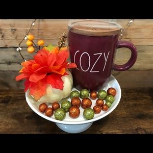 Rae Dunn Cozy mug with coaster